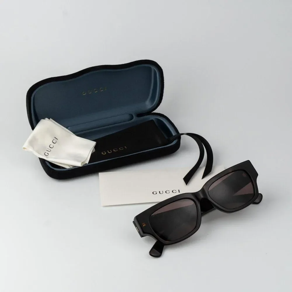 Gucci Women Sunglasses Havana Brown Square GG1794S 002 BRAND NEW - Picture 11 of 14